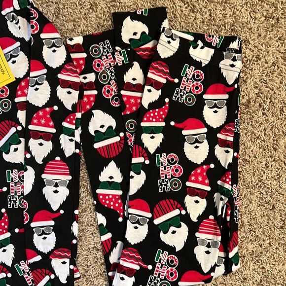 NWT-The Children's Place - GLOW IN THE DARK Christmas PJ Set - Size 10 - Picture 3 of 3